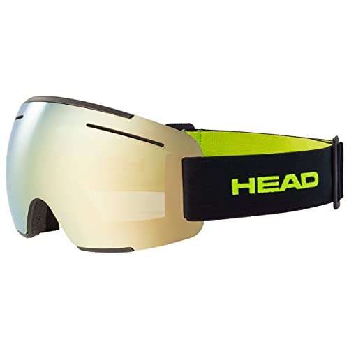 HEAD Unisex – Adult F-LYT Goggles Skibrille, Lime/schwarz, L von HEAD