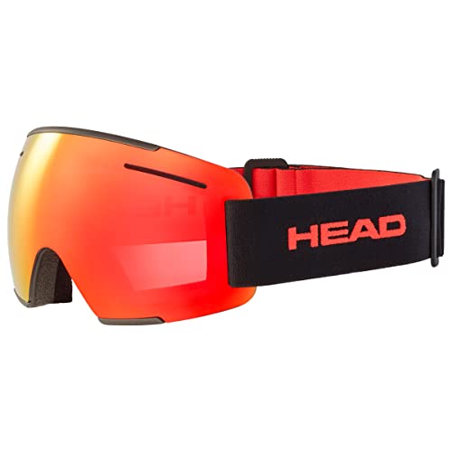 HEAD Unisex – Adult F-LYT Goggles Skibrille, rot/schwarz, L von HEAD