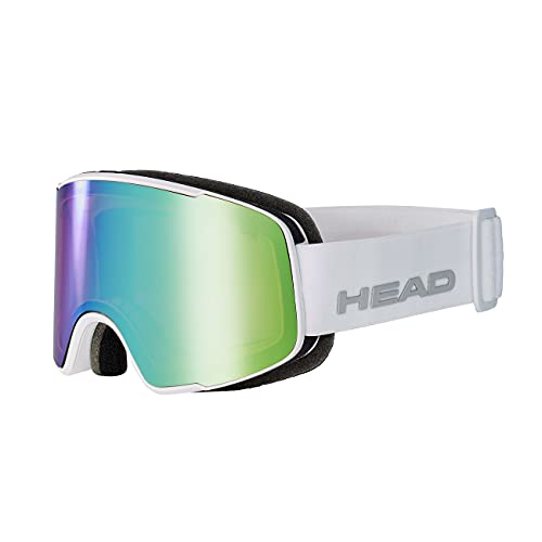 HEAD HORIZON 2.0 FMR Ski- und Snowboardbrille für Erwachsene, Unisex, Green/White von HEAD