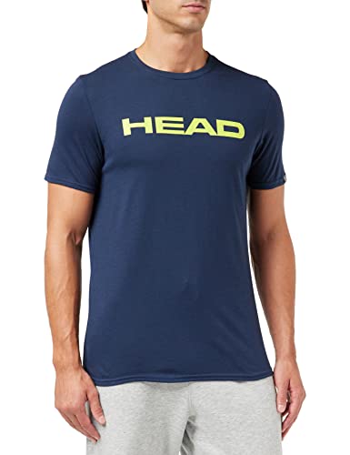 HEAD Herren Club Ivan T-Shirt M Blusen, dunkel blau/gelb, S von HEAD