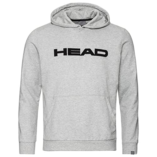 HEAD CLUB BYRON Hoodie JR, grau/schwarz, 152 von HEAD