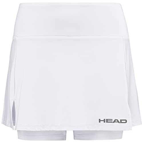 HEAD CLUB Basic Skort Girls, weiß, 140 von HEAD