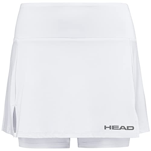 HEAD CLUB Basic Skort Girls, weiß, 128 von HEAD