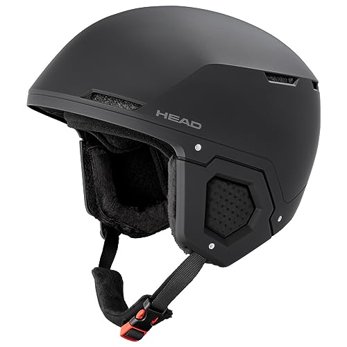 HEAD Unisex – Adult COMPACT Ski-und Snowboardhelm, schwarz, XS/S von HEAD