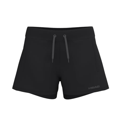 HEAD Mädchen Club Original Girls Tennis Shorts, Schwarz, 152 EU von HEAD