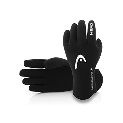 HEAD Neo Glove 3 mm Handschuhe, Unisex, für Erwachsene L Schwarz von HEAD