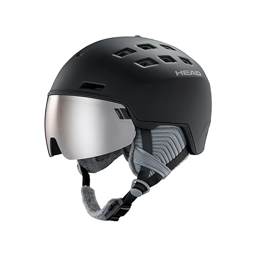 Skihelm Snowboardhelm Ski Snowboard Helm - HEAD Rachel - Größe: M (56-59 cm) - Farbe: schwarz - mit Visier - Damen von HEAD