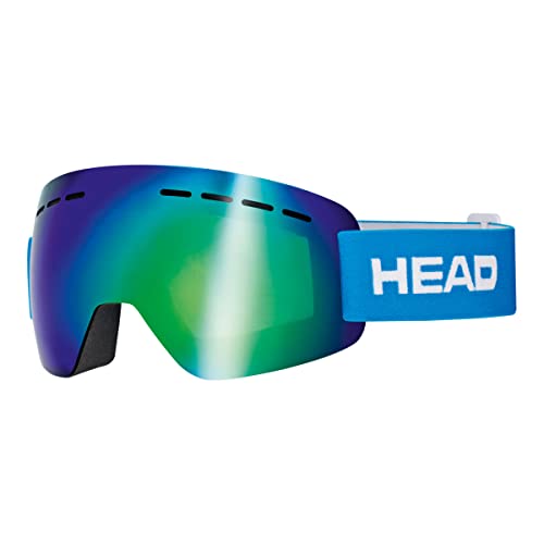 HEAD SOLAR FMR Ski- und Snowboardbrille für Erwachsene, Unisex, Blue von HEAD