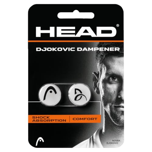 HEAD Unisex Djokovic Dämpfer Tennis D mpfer, white,Einheitsgröße EU von HEAD