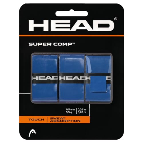 HEAD Unisex-Erwachsene Supercomp Griffband, Blue, Einheitsgröße von HEAD