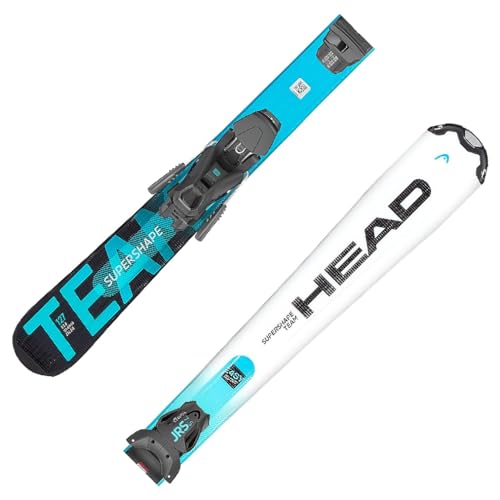 HEAD Supershape Team Easy JRS Kinder Ski mit JRS 7.5 Bindung Collection 2023/24 (137 cm) von HEAD