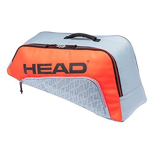 HEAD Junior Combi Rebel Tennistasche, grau/orange, Einheitsgröße von HEAD