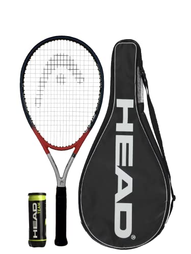 HEAD Ti S2 Titan-Tennisschläger inkl. Hülle und 3 x Tennisbälle – (Griff L1 bis L5 erhältlich) (L3 (11,4 cm) von HEAD