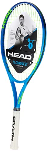 HEAD Ti. Conquest Tennisschläger, vorbespannt, 68 cm, Schläger, 11,4 cm, Blau von HEAD