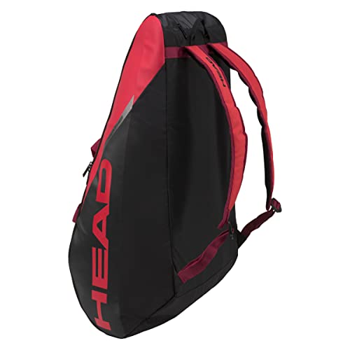 HEAD Unisex – Erwachsene Tour Team Tennistasche, schwarz/rot, 12R von HEAD