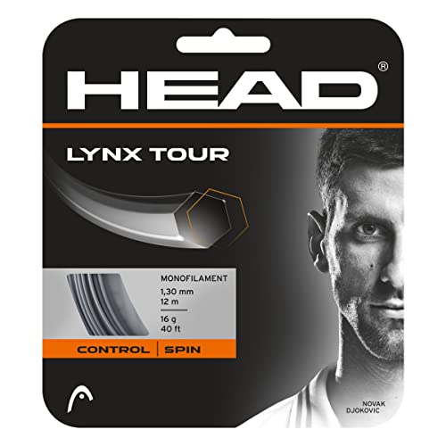 HEAD Unisex-Adult Lynx Tour Tennis-Saite, Grau, 1.20 mm / 18 g von HEAD