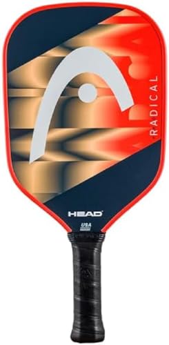 HEAD Unisex-Adult Radical Pro 2024 Pickleball Paddle, Orange, One Size von HEAD
