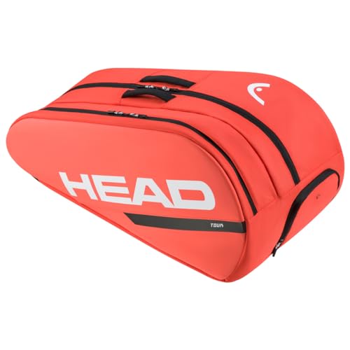 HEAD Unisex-Adult Tour Racket Bag L Tennistasche, Fluo Orange, L von HEAD