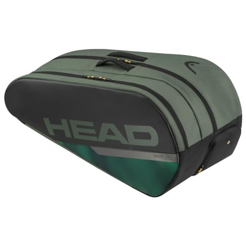 HEAD Unisex-Adult Tour Racket Bag L Tennistasche, Thyme/Banana, L von HEAD