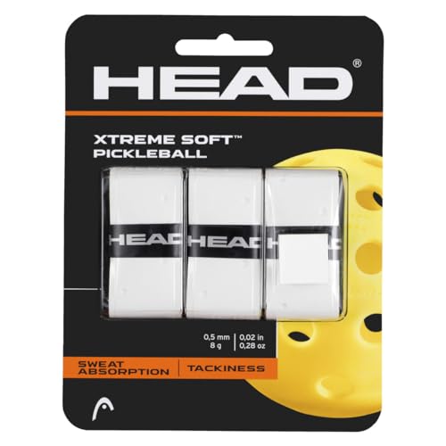 HEAD Unisex-Adult XtremeSoft Pickleball Griffband, weiß, One Size von HEAD