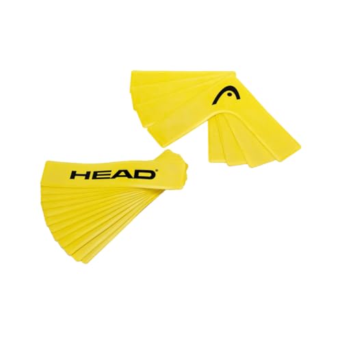 HEAD Unisex-Erwachsene 12 Marks / 4 Court Edges Tennis-Zubehör, gelb, Einheitsgröße von HEAD