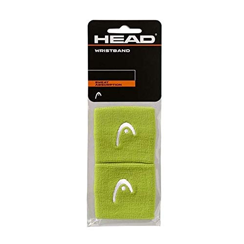 HEAD Unisex-Erwachsene 2,5 Schweißband, Lime, Einheitsgröße von HEAD