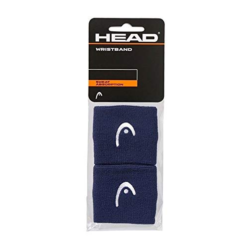 HEAD Unisex-Erwachsene 2,5 Schweißband, blau, Einheitsgröße von HEAD