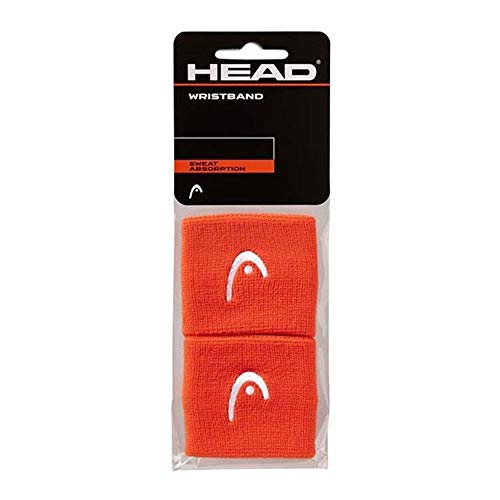HEAD Unisex-Erwachsene 2,5 Schweißband, orange, Einheitsgröße von HEAD