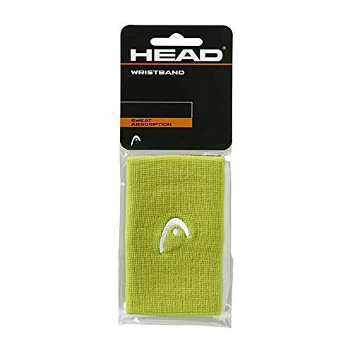 HEAD Unisex-Erwachsene 5 Schweißband, Lime, Einheitsgröße von HEAD