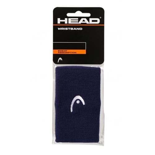 HEAD Unisex-Erwachsene 5 Schweißband, Navy, Einheitsgröße von HEAD
