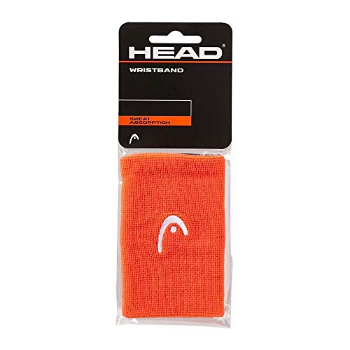 HEAD Unisex-Erwachsene 5 Schweißband, orange, Einheitsgröße von HEAD
