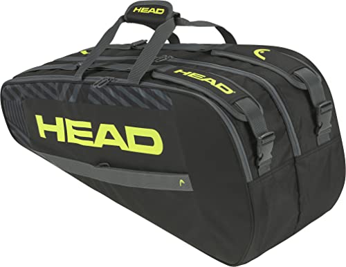 HEAD Base Racquet Bag Tennistasche, schwarz/gelb, M von HEAD