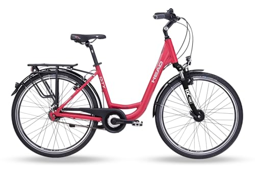 Head Unisex – Erwachsene City 28 R Citybike, rot, 46 von HEAD