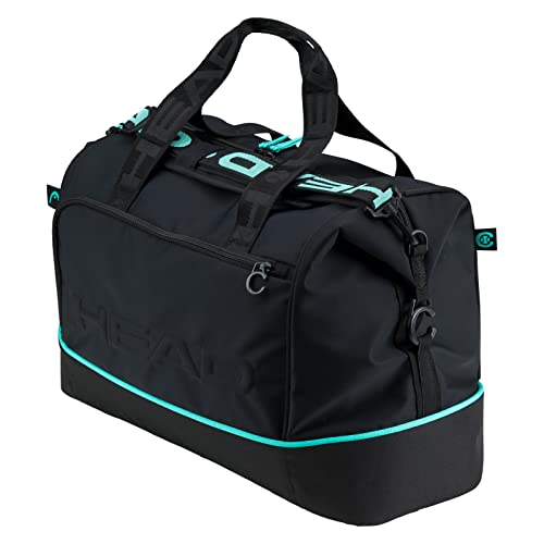 HEAD Unisex – Erwachsene Coco Court Bag Tennistasche, schwarz/Mint, One Size von HEAD
