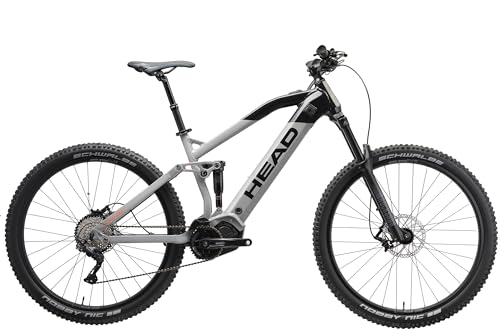 Head Unisex – Erwachsene Durango 1.0 Full Suspension E-Mountainbike E-Fully, grau/schwarz, 43 von HEAD