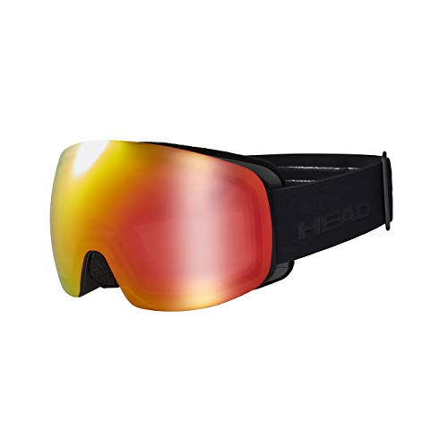 HEAD GALACTIC FMR Ski- und Snowboardbrille für Erwachsene, Unisex, Yellow/Black von HEAD