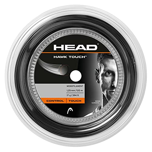 HEAD Unisex-Erwachsene Hawk Touch Rolle 120 Tennis-Saite, Anthracite, 18 von HEAD