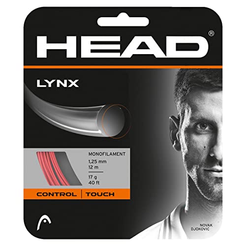 HEAD Unisex-Erwachsene Lynx Set Tennis-Saite, red, 18 von HEAD