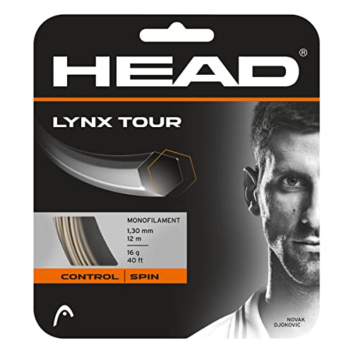 HEAD Unisex-Erwachsene Lynx Tour Tennis-Saite, Champagne, 17 von HEAD