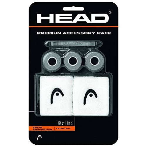 HEAD Unisex – Erwachsene Premium-Zubehörpaket, Grey, Einheitsgröße von HEAD