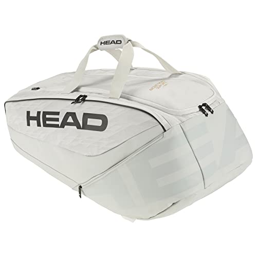 HEAD Unisex – Erwachsene Pro X Racquet Bag Tennistasche, weiß/schwarz, XL von HEAD