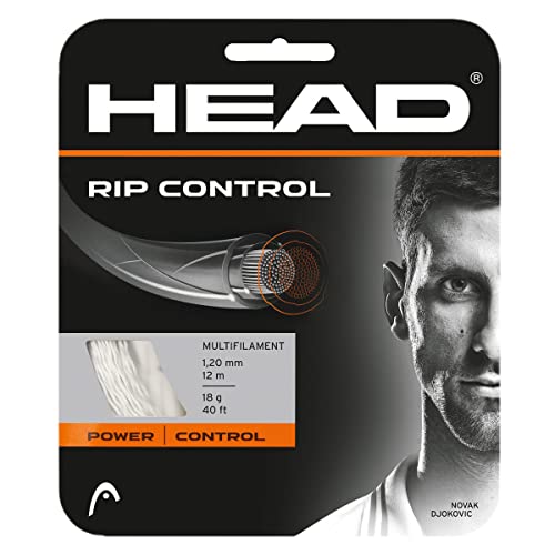 HEAD Unisex-Erwachsene RIP Control Set Tennis-Saite, White, 16 von HEAD