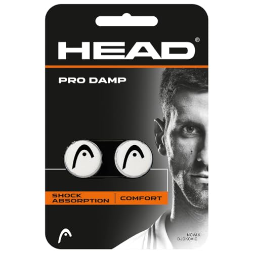 HEAD Schlägerzubehör Pro Damp 2er Tennissaite, White, 1size von HEAD