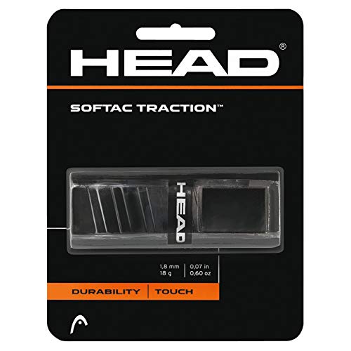HEAD Unisex-Erwachsene Softac Traction Tennis Replacement Grip Griffband, Multi, Einheitsgröße von HEAD