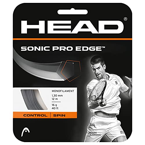HEAD Unisex-Erwachsene Sonic Pro Edge Set Tennis-Saite, Anthracite, 17 von HEAD