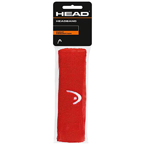 HEAD Unisex – Erwachsene Stirnband, red, Einheitsgröße von HEAD