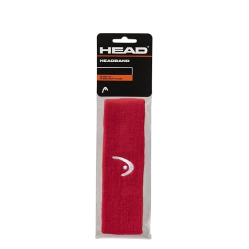 HEAD Unisex-Erwachsene Stirnband, rot, Einheitsgröße von HEAD