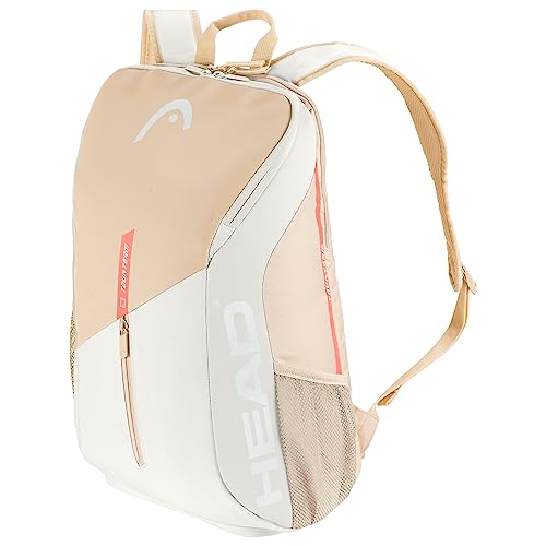 HEAD Unisex – Erwachsene Tour Backpack Tennisrucksack, Kamille/weiß, 25L von HEAD