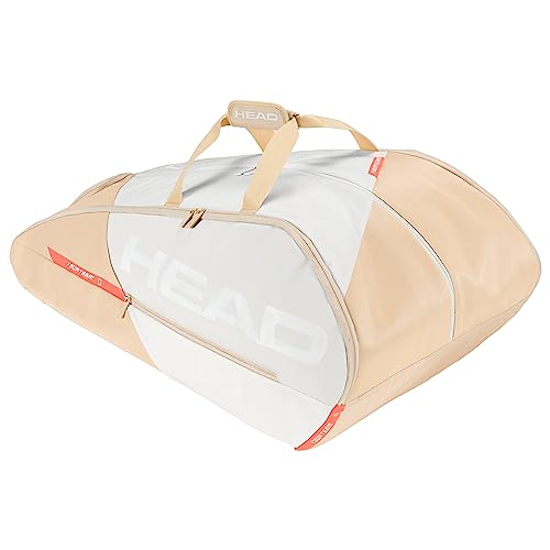 HEAD Unisex – Erwachsene Tour Racquet Bag XL Tennistasche, Kamille/weiß von HEAD