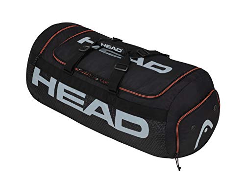 HEAD Unisex-Erwachsene Tour Team Sport Bag Tennistasche, schwarz/grau, Einheitsgröße von HEAD